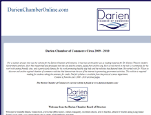 Tablet Screenshot of darienchamberonline.com